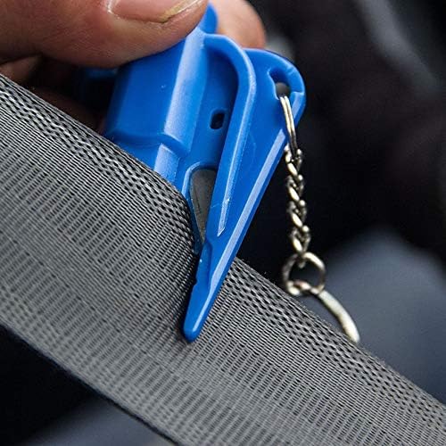 Portable 3 In 1 Safety Hammer Life-Saving Escape Keychain Car Window Breaker