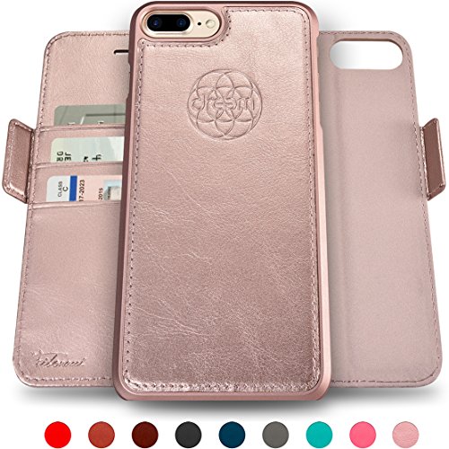 Dreem iphone 7 plus wallet case with detachable slimcas…