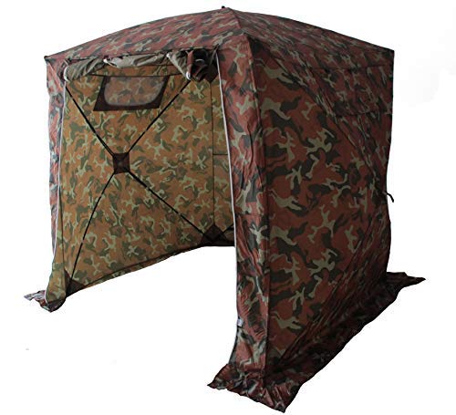 Goutime 6.5x6.5 Feet Instant Emergency Tent, Portable Outdoor Hunting Shelter with Vents (Camo)