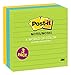 Post-it Notes, 4 in x 4 in, Jaipur Collection Lined, 3 Pads/Pack (675-3AUL)