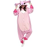 Wishliker Adult Onesie Animal Pajamas Halloween Cosplay Costumes Party Wear Blue