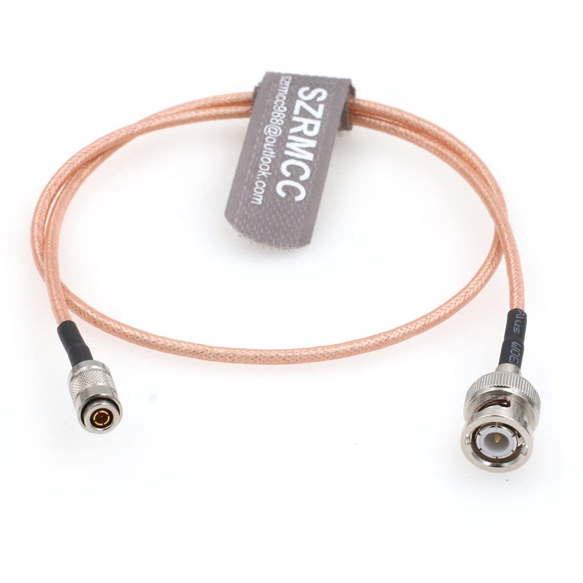 SZRMCC HD SDI BNC Male to DIN1.0/2.3 Male RG179 75ohm RF Coaxial Cable for 4K Video Camera Monitor Recorders (1m)