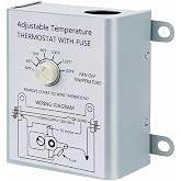 58033 Adjustable Thermostat Switch 50&deg;F&ndash;120&deg;F, 13A 120V Max 1200W, Compatible with Lomanco Lomancool 2000/1800 Attic Fan Motors, Automatic Ventilation Fan Control Replacement