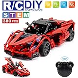 Stem Building Toys for Boys, Build a Remote Control Race Car Kit, 380pc Stem Toy Building Set for Boy 8-12, Birthday Gift for 8, 9, 10, 11, and 12 Year Olds