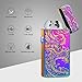 Kivors USB Rechargeable Windproof Flameless Electronic Plasma Pulse Double Arc Lighter Chinese Dragon Loong Lighter