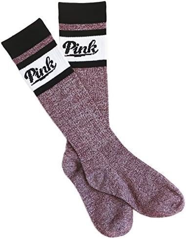 Victoria's Secret PINK! Purple Marl Knee High Socks