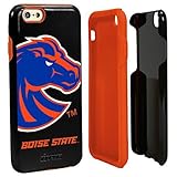 NCAA Boise State Broncos Hybrid Case for iPhone 6, Black, One 6