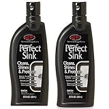  Hope's Perfect Sink - 8.5 Ounce Sink Cleaner and Polish, Restorative, Water-Repellant Formula, Removes Stains, Good for Brushed Stainless Steel, Cast Iron, Porcelain, Corian, Acrylic, 2 Pack