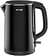 Electric Kettle, Miroco 1.5L Double Wall 100% Stainless Steel BPA-Free Cool Touch Tea Kettle with Overheating Protection, Cordless with Auto Shut-Off