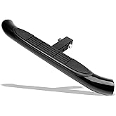Armordillo 3" Round Tubing Steel Hitch Step for Class 4 Trailer Hitch in Black|2" Hitch Receiver Step Gloss Black 8718698