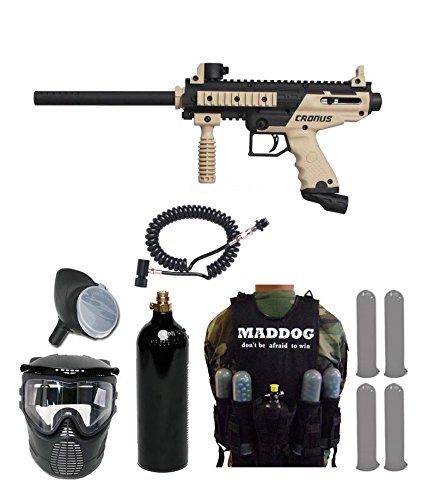 Tippmann cronus paintball marker gun -basic edition- tan mega pac…
