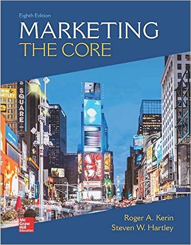 Marketing: The Core by Hartley/Kerin