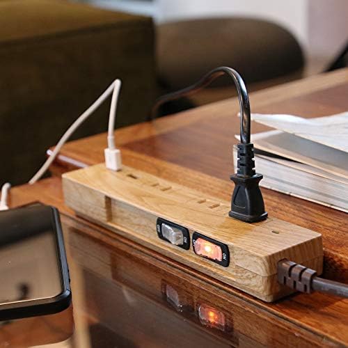 Amazon Fargo 木目調 デザイン 延長コード 延長ケーブル 1 5m Usb