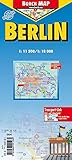 Berlin City Streets Laminated Map by 