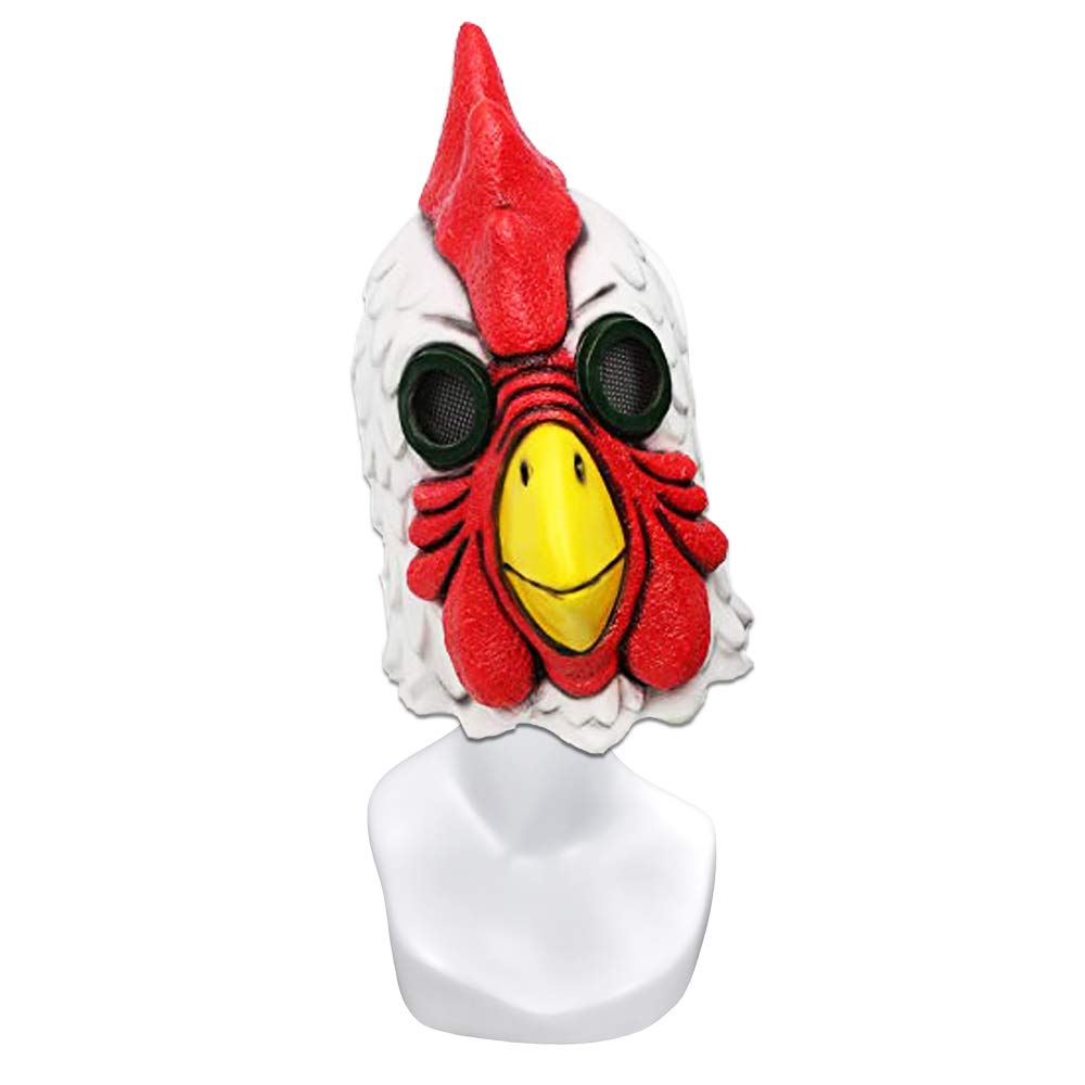 Rooster Mask Cock Full Head Latex 2018 Halloween Cosplay