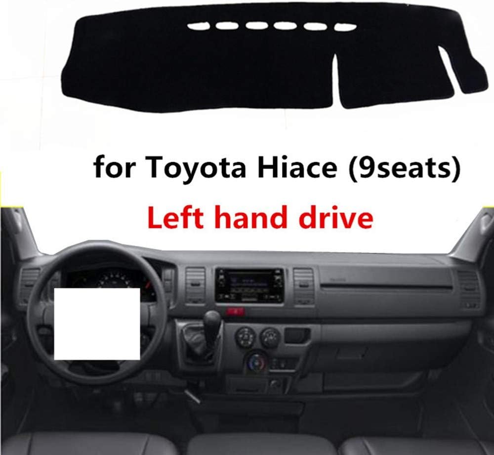 WBMKH car Dashboard Cover Auto Dashboard mat, for Toyota Hiace 9 Seats