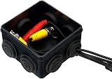 AVARTEK IP55 Waterproof Junction Box ABS Plastic Outdoor Enclosure 85x85x50mm view 2