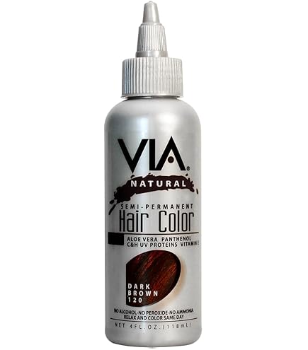 Amazon.com : VIA Natural Semi Permanent Hair Color - #130 Jet
