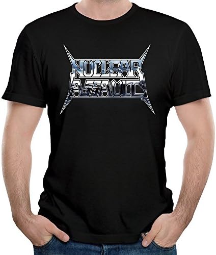 Men's Nuclear Assault Thrash Metal Band Pounder Round Neck Tshirt