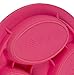 oogaa Silicone Divided Plate Oven Safe Pink