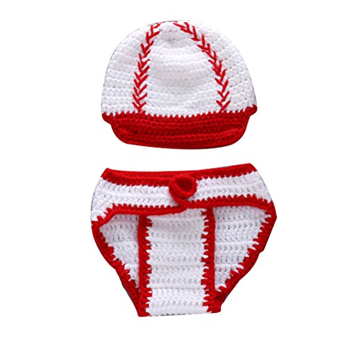 Zhuhaitf Fashion Baby Boy Girl Crochet Knit Costume Photo Prop Outfit 2199