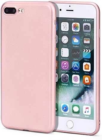 iPhone 7 Case Shockproof Protective Defender Shell Slim Fit Non-slip Grip Rubber Bumper Cover for Apple 4.7 Rose Gold Girl Woman Women Gift Stylish Thin soft