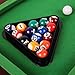 Virhuck Mini Table Top Pool Table Game Billiard Table Set with Balls, Cue, Chalk, Billiard Table