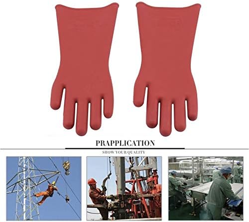 HDCOOL Insulated 12kv High Voltage Electrical Insulating Gloves For Electricians