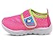 DADAWEN Boys Girls Water Shoes Breathable Non-Slip Lightweight Beach Pool Swim Water Sandals Sneakers Rose Red US Size 7 M Toddler