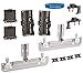 Siwdoy W10712395 Dishwasher METAL Rack Adjuster Kit Compatible with Whirlpool Dishwasher Replaces PS10065979 AP5957560 W10350375 W10250159