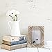 Barnyard Designs Picture Frame, Rustic Picture Frame, Distressed Wood Farmhouse Picture Frames, Vertical Horizontal Display, Tabletop Wall Hanging Frame, Whitewashed (4