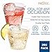 Small Clear Plastic Cups - 5 oz. 200 Pack - Hard Disposable Cup - Wine and Plastic Cocktail Glasses - Drinking and Party Punch Cups and Bulk Wedding Tumblers