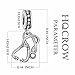 HQCROW 925 Sterling Silver Nurse Stethoscope Vintage Dangle Charms Bead for European Charm Bracelet