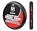 Infinity Stock Dodge Ram Premium Logo Leather Steering Wheel Cover - Ram Truck 1500 2500 3500 Performance Speed Comfort Grip, Universal Size Fit 14.5