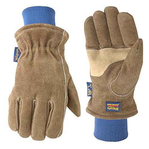 Men's Lined HydraHyde Winter Leather Work Gloves (Wells Lamont 1196)
