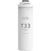 SimPure T1 Series T33 Filter Replacement Cartridge for Model T1-100, T1-400UV, 3-6 Months Replacement Cartridge (1 Pack)