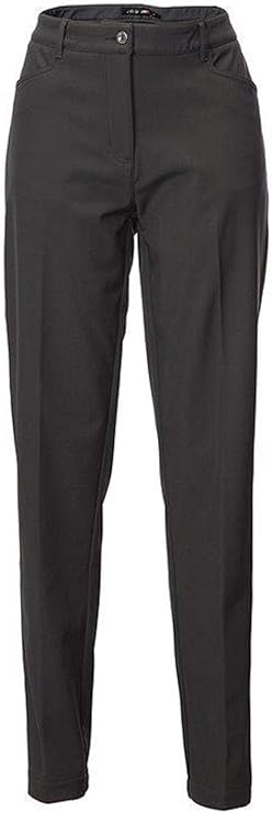 JRB Ladies Golf Wind Stopper Fleece Lined Winter Warm Trousers Gunmetal Charcoal Graphite Grey 