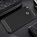 LIKESEA Carbon Fibre Style Case for Xiaomi Redmi 4/ Redmi 4X, Premium Soft TPU Gel Protective Cover with Shock-Absorption and Anti-Scratch, Black