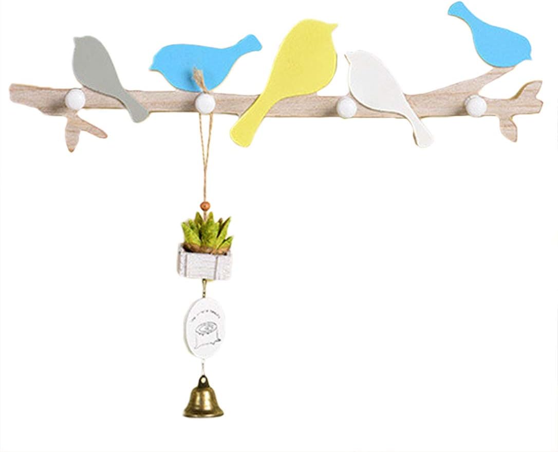 Bebe Puericulture Porte Manteaux Porte Manteau Pour Chambre Denfant Avec Petit Oiseau Patere Avec 4 Crochets Porte Manteau Mural Crochets Muraux Pour Enfant Ram Mount Co Uk
