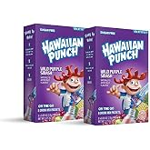 Hawaiian Punch Sugar Free Hydrating On-the-Go Drink Mix: Wild Purple Smash - 2 Pck (16 Packets)