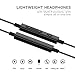 In Ear Headphones, Vomercy Wired Earphones Earbuds, Deep Bass HiFi Stereo Headphones with Built-in Mic, Volume Control, Red