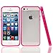 iPhone SE 5s 5 Case, Wisdompro® 3 Packs Colorful Soft TPU Gel + Clear Hard PC Hybrid Bumper Protective Case Covers for Apple iPhone 5/5s/SE