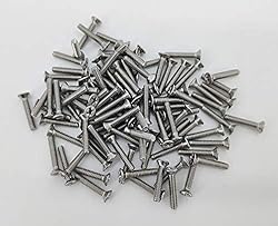 FixtureDisplays® 6-32 X 3/4" Stainless Flat Head