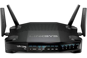 Linksys WRT Gaming WiFi Router Optimized for Xbox, Killer Prioritization Engine to Reduce Peak Ping and Latency, Dual Band, 4 Gigabit Ports, AC3200 (WRT32XB)