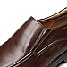 La Milano Wide Width Mens Geniune Leather Moc Toe Slip On Dress Shoe in EEE Width