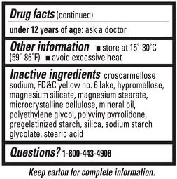 Percogesic Original Strength, Acetaminophen and Diphenhydramine, 90 Tablets: Health & Personal Care