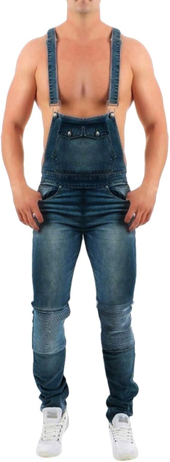 mens straight leg overalls