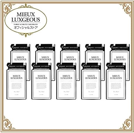 Amazon Mieux Luxgeous ミューラグジャス 柔軟剤詰め替えタイプ 400ml 10個セット Mieux Luxgeous R 柔軟剤