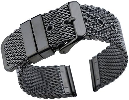 Deluxe Chainmail Mesh Watch Bracelet Metallic Milanese Strap 316L solid Metal Stainless Steel