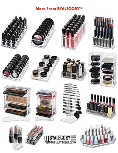 byAlegory Acrylic Wall Shelf Makeup Organizer 12 Inch Shelf | Mounting Hardware Included (3 Pack Set)